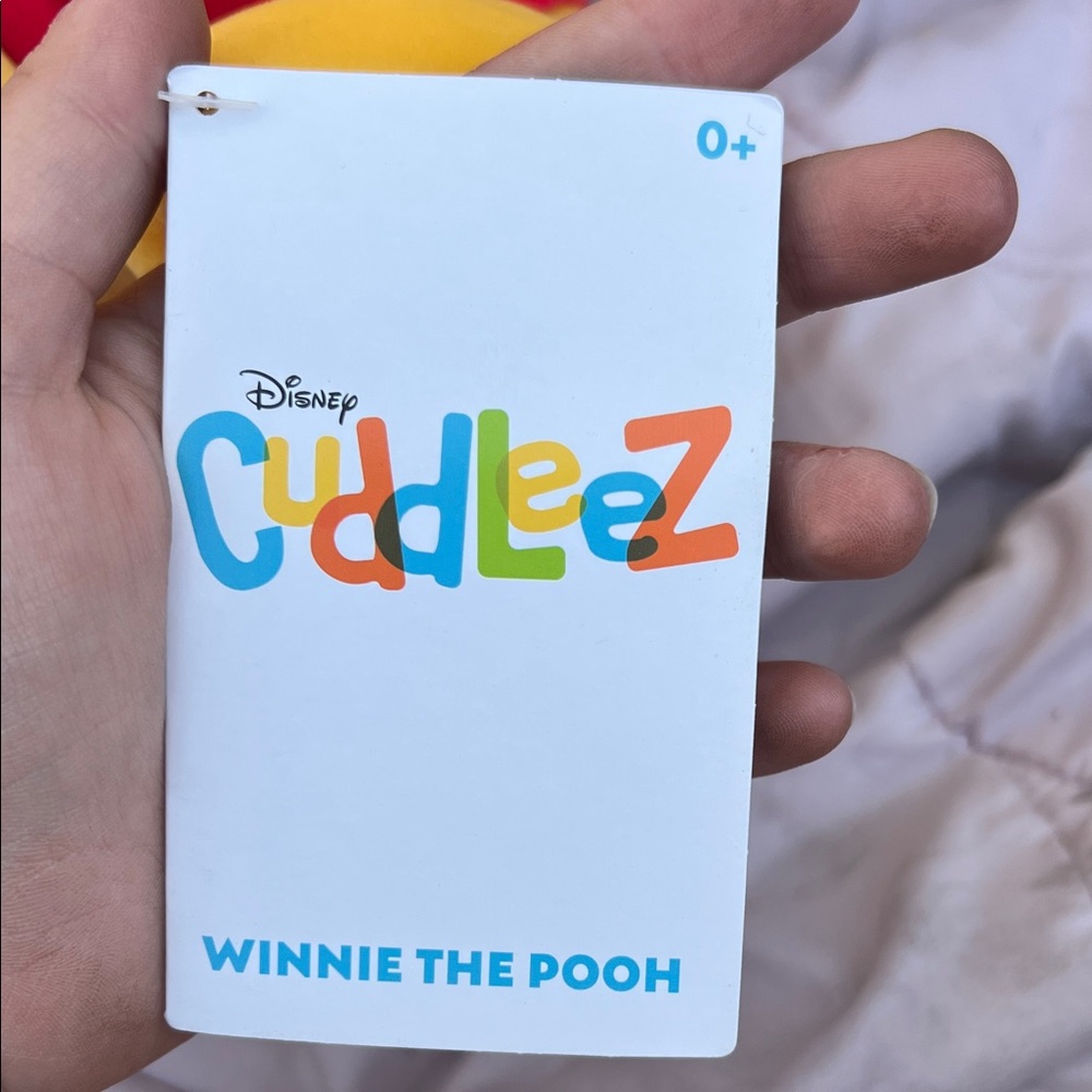 #60 Disney Cuddleez Winnie the Pooh Yellow Plush - Picture 5 of 7